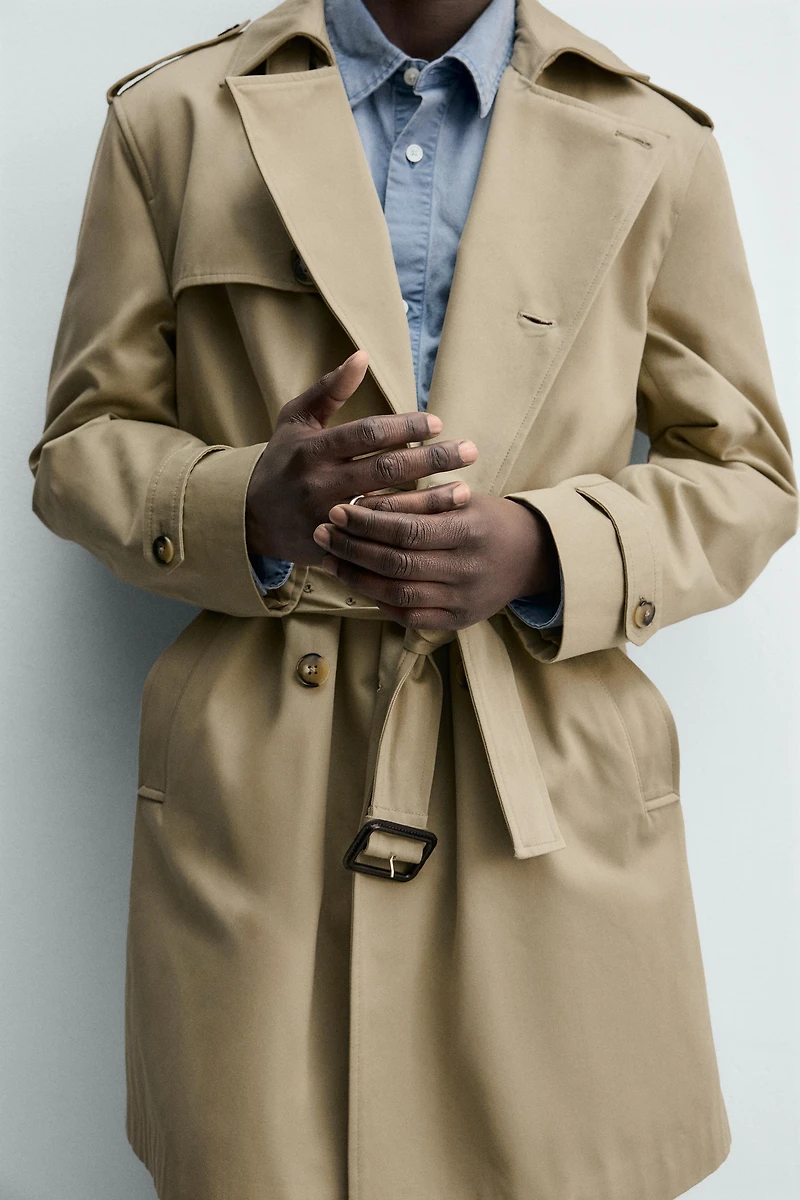 TRENCH CROISÉ REGULAR FIT