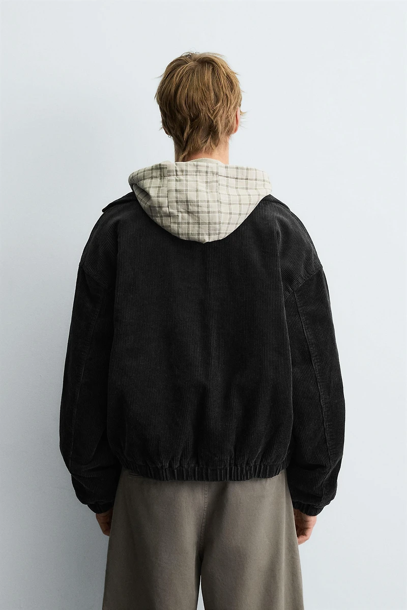 RELAXED FIT CORDUROY JACKET