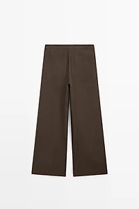 Flowing linen trousers