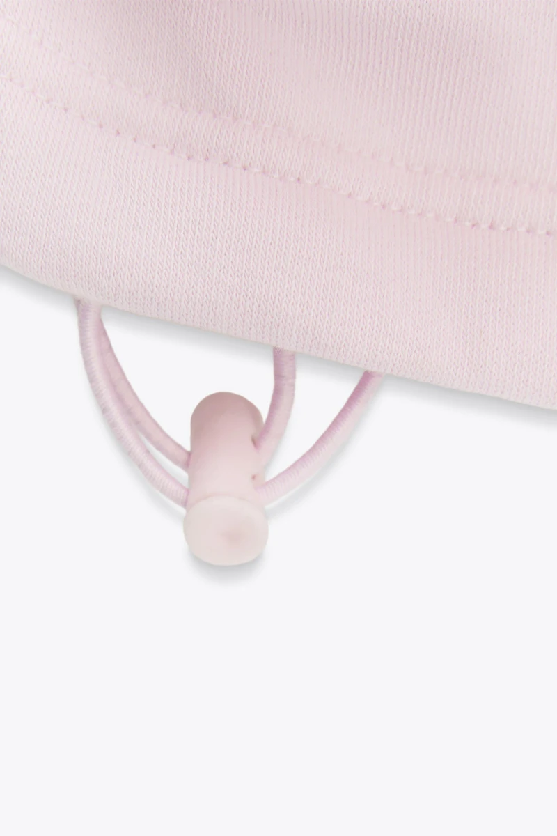 BASIC STRAIGHT-LEG ADJUSTABLE HEM FLEECE PANTS