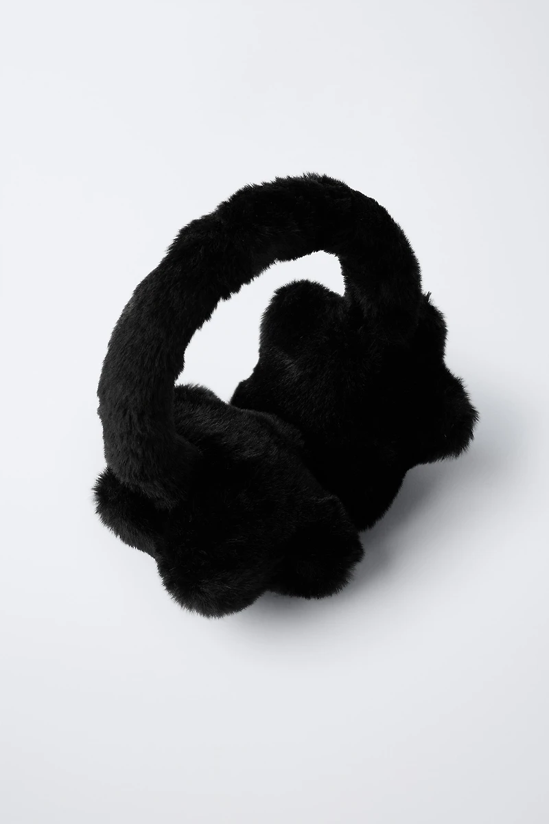 STAR FAUX FUR EARMUFFS