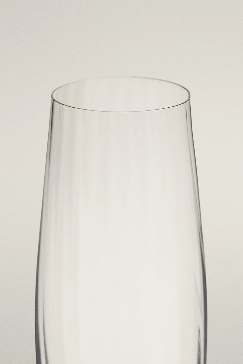 WAVE GLASS FLUTE GLASS