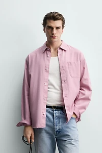 CHEMISE REGULAR FIT LYOCELL - COTON