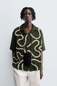 CHEMISE BRODERIES EN RELIEF