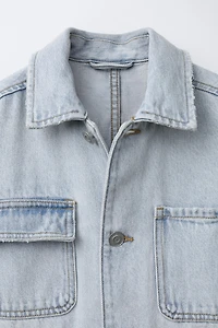 SURCHEMISE EN DENIM À POCHES