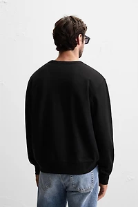 BASIC CREW NECK SWEATSHIRT