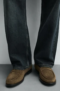 MOCASSINS EN CUIR AVEC MASQUE