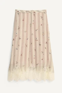 LIMITED EDITION FLORAL LACE SKIRT
