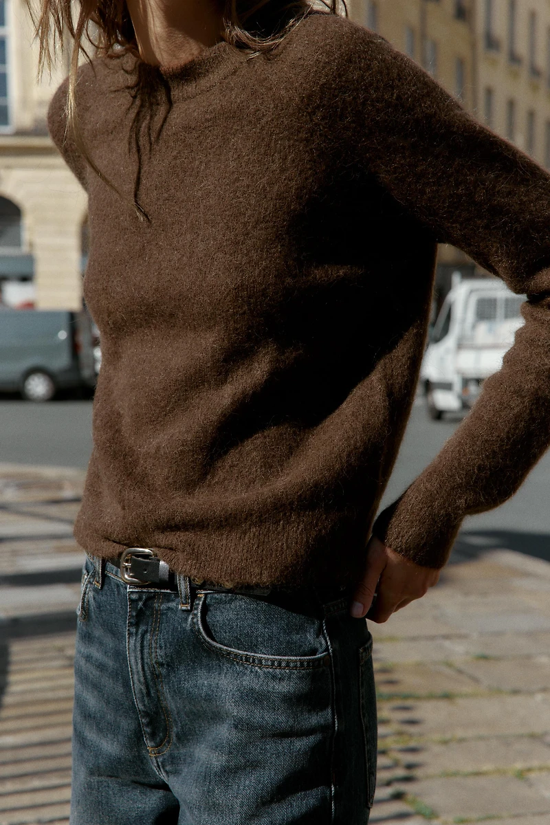 WOOL AND ALPACA SWEATER