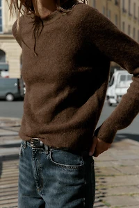 WOOL AND ALPACA SWEATER