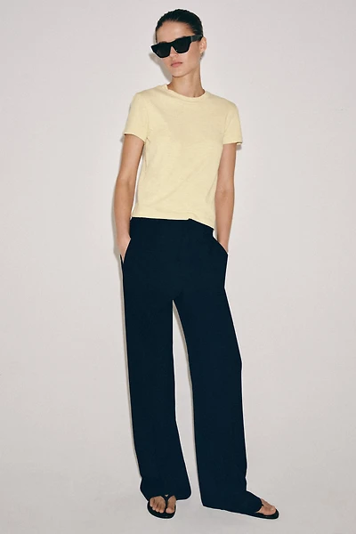T-SHIRT EN COTON FLAMMÉ