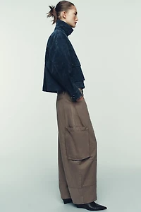 100% LEATHER BOMBER JACKET