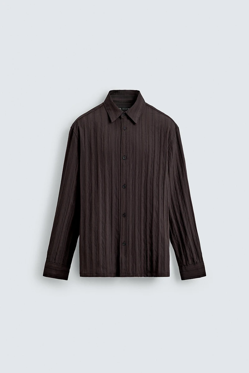 STRIPED JACQUARD SHIRT