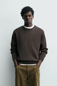 COTTON TEXTURED JUMPER
