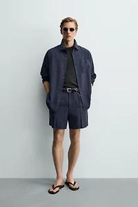 SOFT FLOWY PLEATED SHORTS