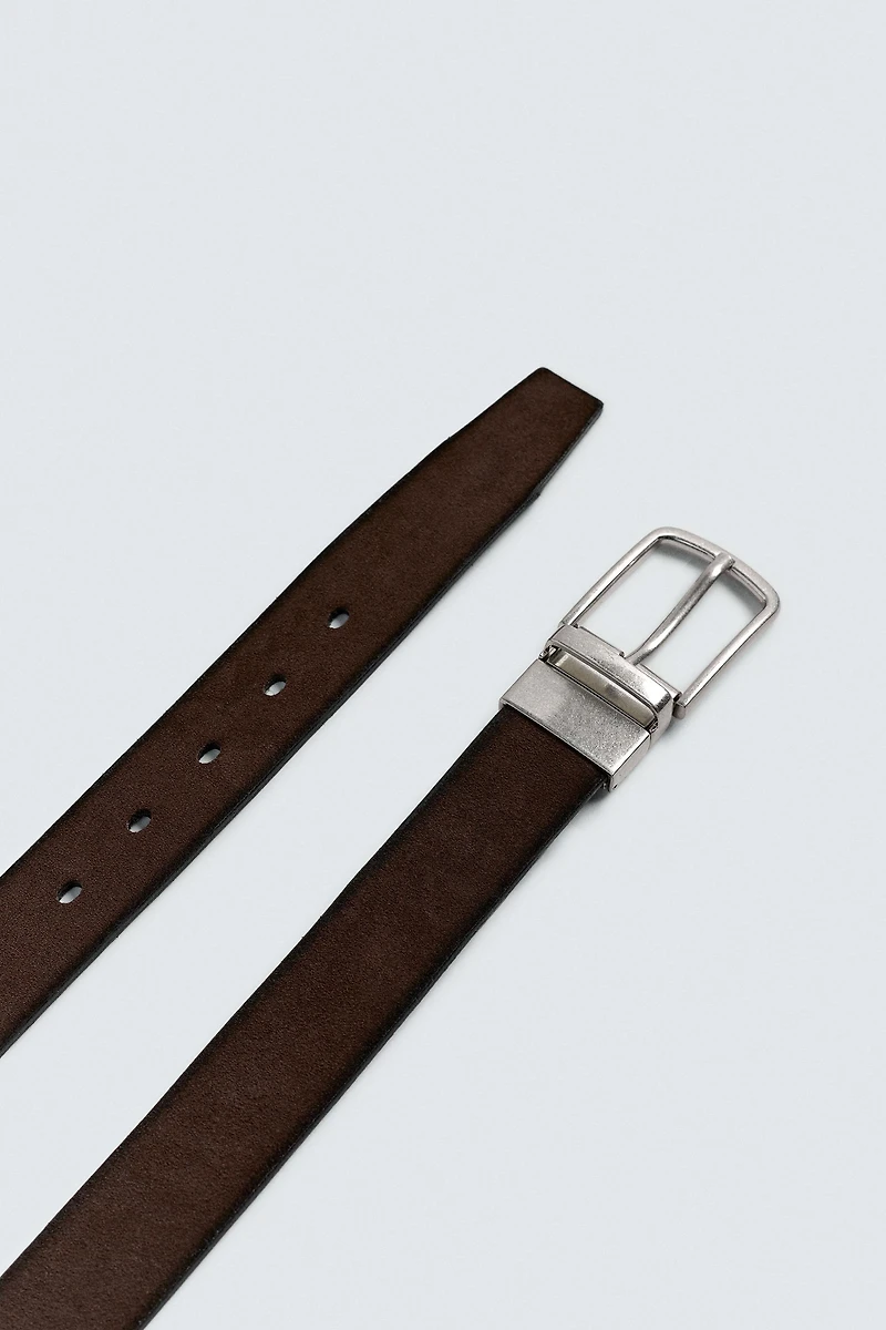 REVERSIBLE LEATHER BELT