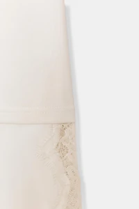 COMBINATION LACE T-SHIRT