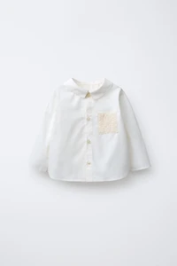 LACE POCKET SHIRT