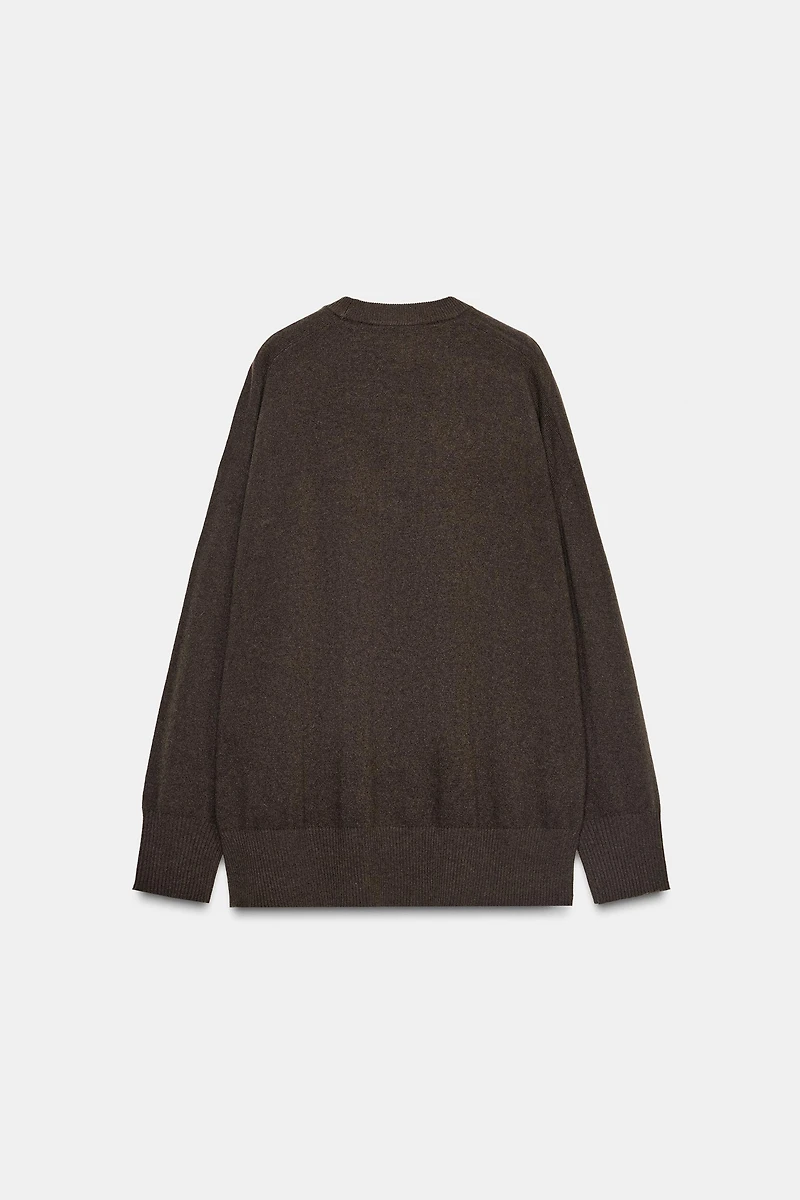 PULL 100 % LAINE OVERSIZE
