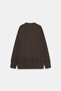 PULL 100 % LAINE OVERSIZE