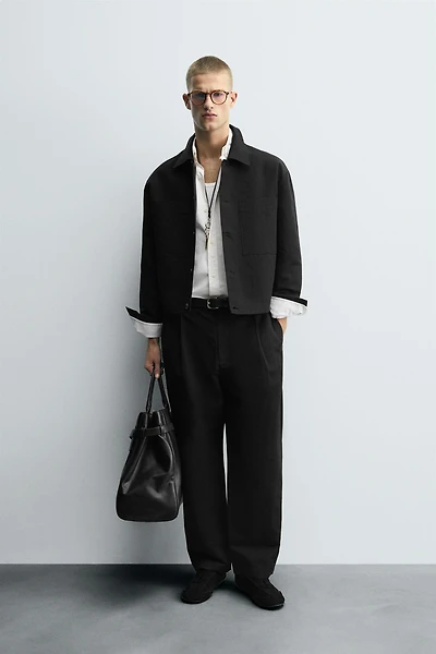 RELAXED FIT POCKET OVERSHIRT