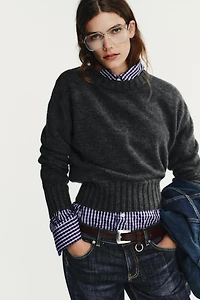 RIB KNIT SWEATER