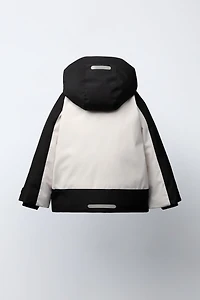 COLOR BLOCK WATER RESISTANT AND WINDPROOF JACKET