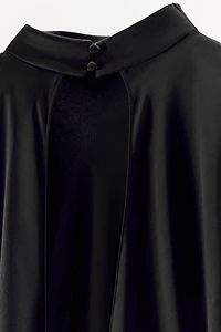 ROBE SATINÉE DRAPÉE