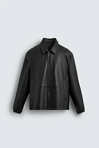 FAUX LEATHER JACKET