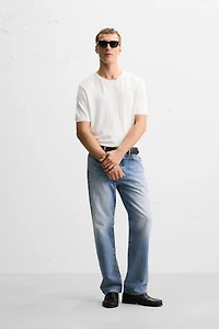 KNIT REGULAR FIT T-SHIRT