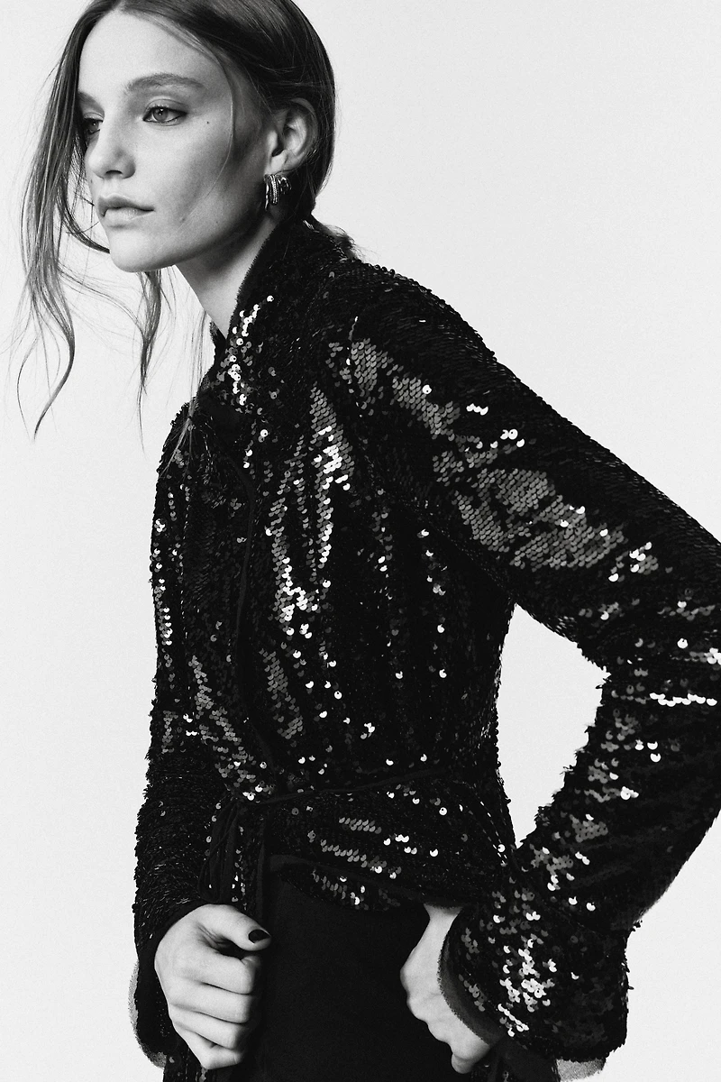 MANTEAU PAILLETTES ÉDITION LIMITÉE