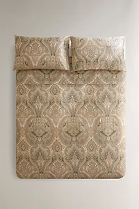 PAISLEY SATEEN DUVET COVER (300 THREAD COUNT)