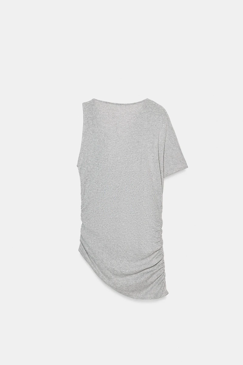 TOP ASYMÉTRIQUE DRAPÉ
