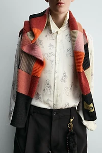 CHEMISE EN SOIE - VISCOSE PERSONNAGES PETER PAN HARRY LAMBERT FOR ZARA