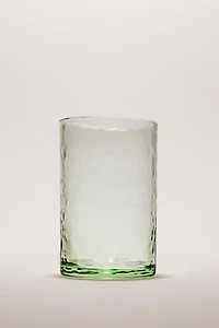 HAMMERED EFFECT GLASS SOFT DRINK TUMBLER