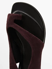Flat toe divider sandals - STUDIO