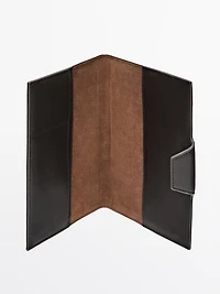 Nappa leather notebook cover
