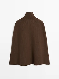 100% wool knitted coat