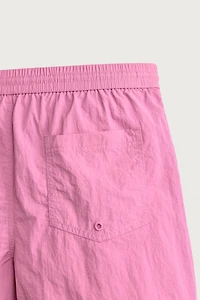 CONTRAST TRIM MID-LENGTH SWIMSUIT