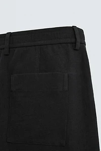 COTTON - LINEN SUIT PANTS