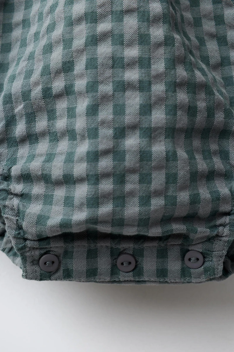 BODY À CARREAUX BRODÉ