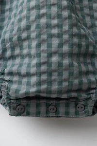 BODY À CARREAUX BRODÉ