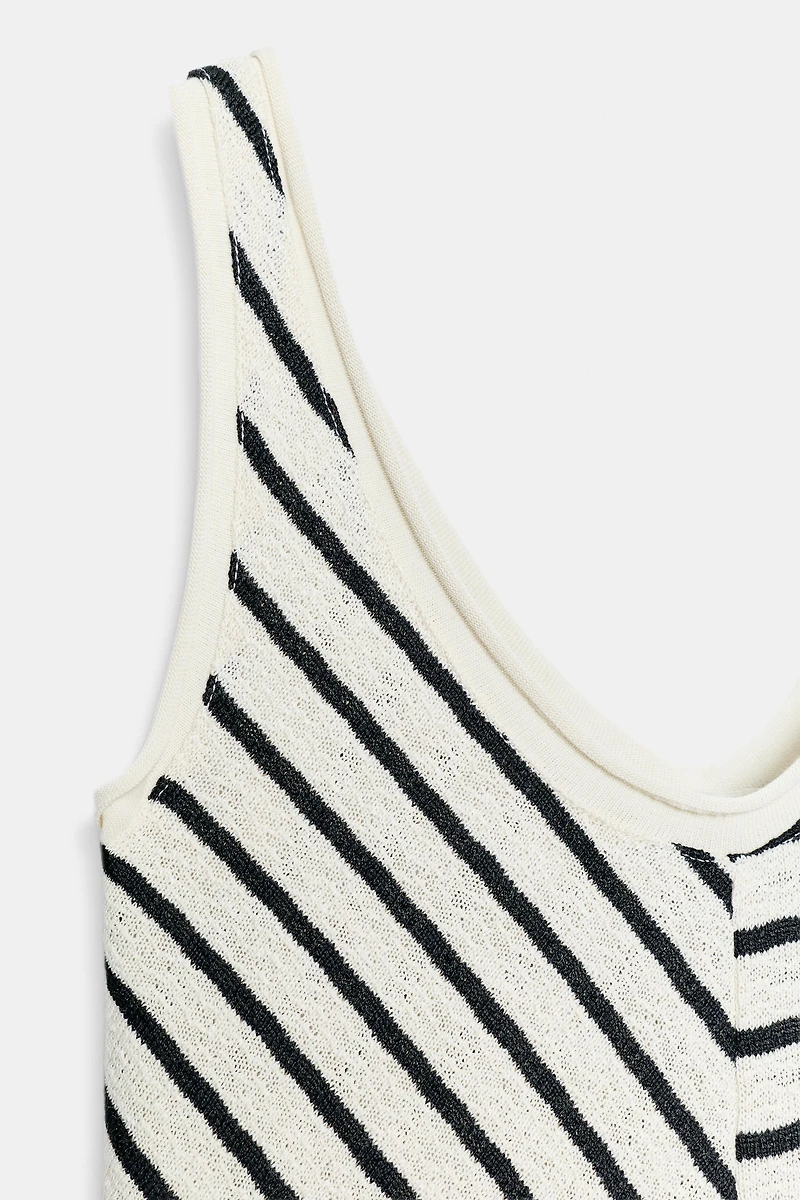 STRIPED RUSTIC DRESS
