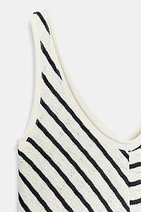 STRIPED RUSTIC DRESS