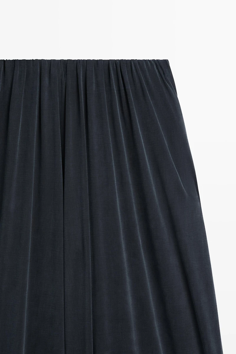 Pleated flowing wide-leg pants - STUDIO