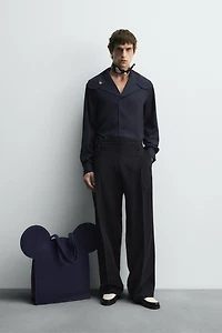 FLOWING SHIRT WITH PETER PAN COLLAR HARRY LAMBERT FOR ZARA X DISNEY