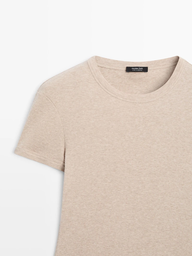T-shirt en coton à manches courtes