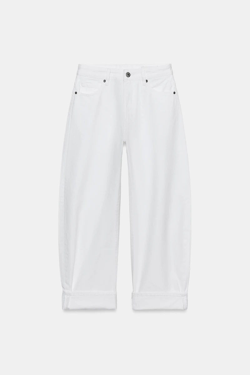 ZW COLLECTION MID-RISE BALLOON JEANS