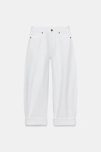ZW COLLECTION MID-RISE BALLOON JEANS