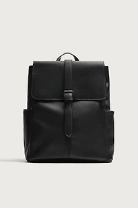 SAC À DOS À RABAT ET CEINTURE